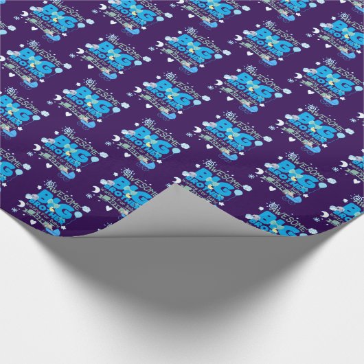 2024 Big Brother Wachten op Nieuwe Baby Cadeaupapier (Hoek)