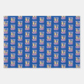 2024 Big Sister Wachten op Baby Schattigee Tijgers Inpakpapier Vel (Voorkant 2)