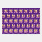 2024 Big Sister Wachten op Baby Schattigee Tijgers Inpakpapier Vel (Voorkant)