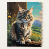 2024 Binnenlandse Longhair Cat Planner van Gili (Achterkant)