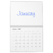 2024 Blanco Agenda Met Feestdagen Kalender (Jan 2027)