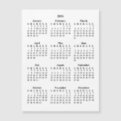 2024 Blanco kalender (Voorkant)