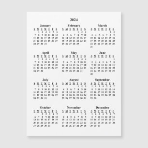 2024 Blanco kalender