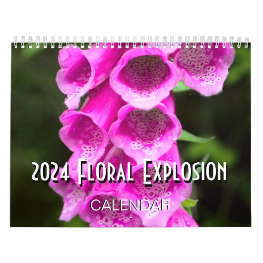 2024 Bloemen explosie kalender (Hoes)