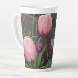 2024 Bloemen Latte Mok door RoseWrites