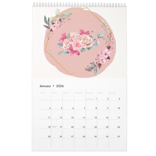 2024 Bloemenkalender Kalender (Jan 2026)