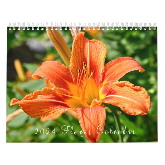 2024 Bloemenkalender Kalender (Hoes)