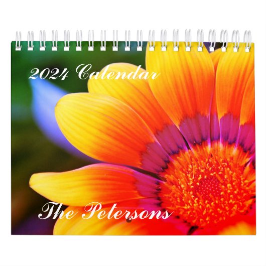 2024 Bloemenkalender Kalender (Hoes)
