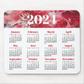 2024 Bloemenkalender Muismat (Voorkant)
