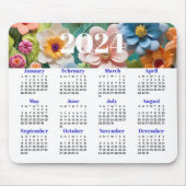 2024 Bloemenkalender Muismat (Voorkant)