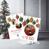 2024 Boho Zo Erg Vrolijk Kerstfeest Familie Kaart