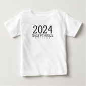 2024 Boogschutter editie met symbool Baby T-Shirt (Voorkant)