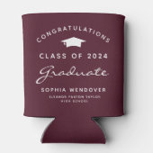 2024 Bourgogne Wit Afstuderen Koelbox Blikjeskoeler (Achterkant)