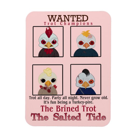 2024 Brined Trot Champion Magnet Magneet (Verticaal)