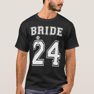 2024 Bruid Verloving Bruidsmeisjes Uitnodiging Huw T-shirt