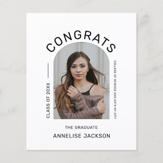 2024 budget congratulaties afgestudeerde foto aank (Voorkant)