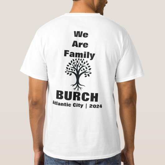 2024 Burch Familie Reünie T-shirt (Achterkant)