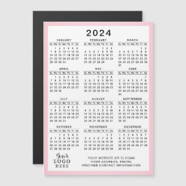 2024 Business Logo Kalender Koelkast Magnetische K