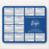 2024 Calendar - add logo, Contact Information Blue Muismat (Voorkant)
