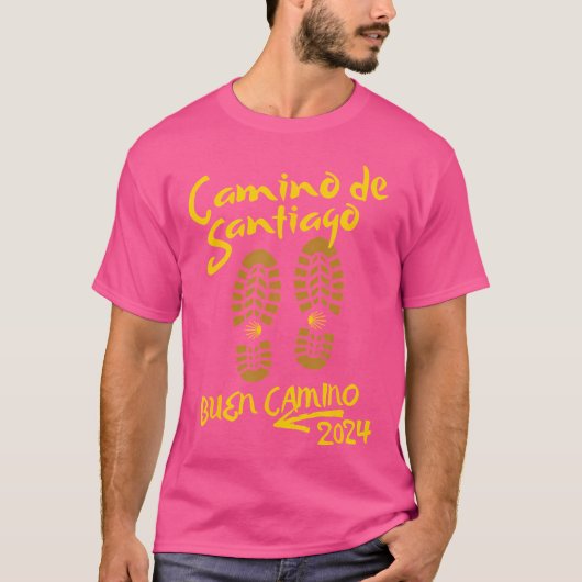 2024 Camino de Santiago Buen Camino Keepsake T-shirt (Voorkant)