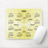 2024 Celtic Wheel of the Year Calendar by Janz Muismat (Met muis)