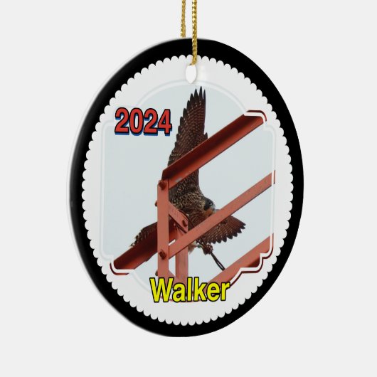2024 Ceramic Circle Ornament Walker (Rechts)