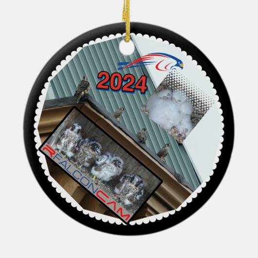 2024 Ceramic Circle Ornament Walker (Achterkant)