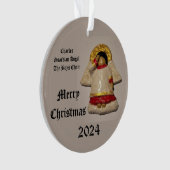2024 CHARLES VROLIJK KERSTMIS GUARDIAN ENGEL ORNAMENT (voorkant)