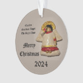 2024 CHARLES VROLIJK KERSTMIS GUARDIAN ENGEL ORNAMENT (voorkant)