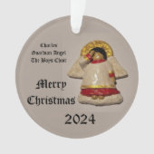 2024 CHARLES VROLIJK KERSTMIS GUARDIAN ENGEL ORNAMENT (voorkant)