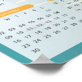 2024 Charmante Dorpskalender Poster (Hoek)
