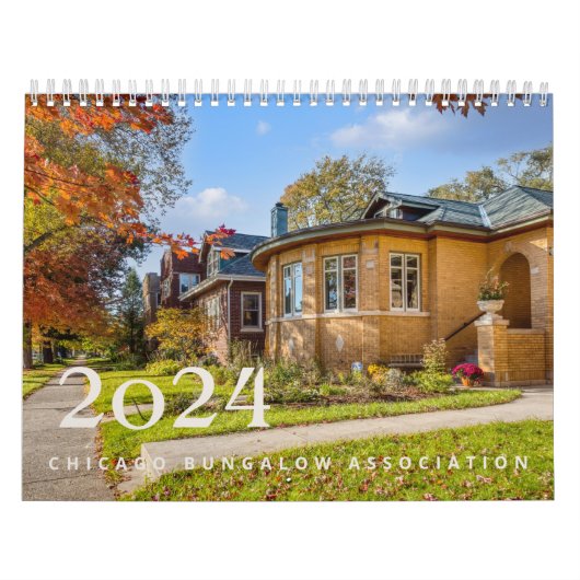 2024 Chicago Bungalow Associatiekalender Kalender (Hoes)