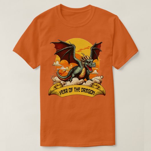 2024 Chinees Jaar van de Draak T-shirt (Design voorkant)