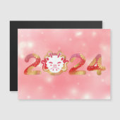 2024, Chinees Nieuwjaar, Draak (Voorkant / Achterkant)