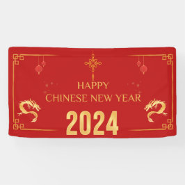 2024 Chinees Nieuwjaar Dragon Spandoek