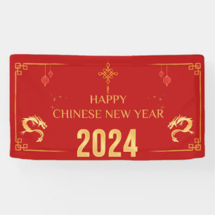 2024 Chinees Nieuwjaar Dragon Spandoek
