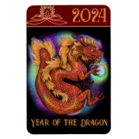 2024 Chinees Zodiac Jaar van de Draak Nieuwjaar