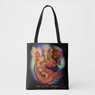 2024 Chinees Zodiac Jaar van de Draak Tote Bag