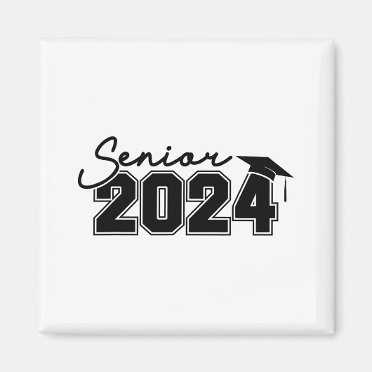 2024 CL van 2024 Laatste dag van school Afstuderen Magneet (Voorkant)