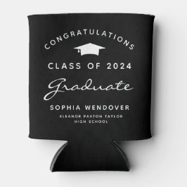 2024 Classic Zwart Wit Afstuderen Koelbox Blikjeskoeler