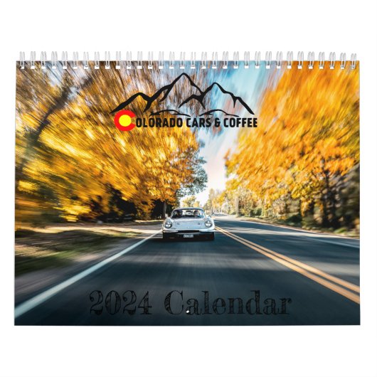 2024 Colorado Cars en Koffiekalender Kalender (Hoes)
