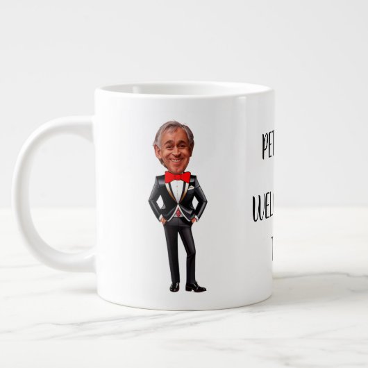 2024 Corporate Nieuwe Gezichten Aangepaste Karikat Grote Koffiekop (Links)