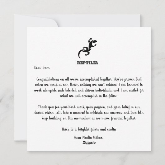 2024 Corporate Top Achievers Aangepaste karikature Feestdagenkaart (Achterkant)