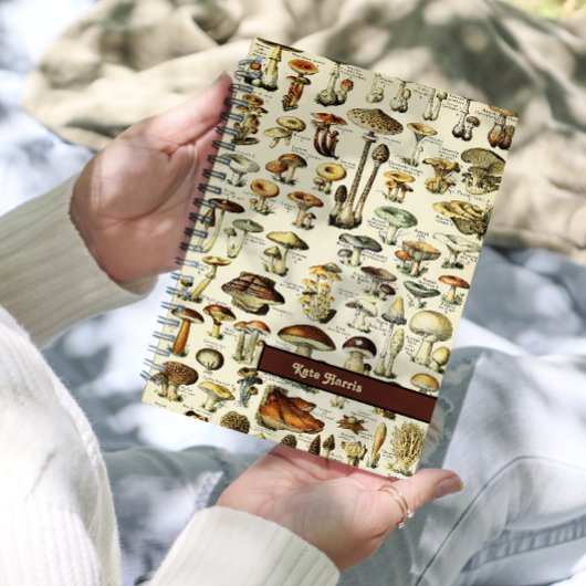 2024 Cottagecore  Naturalist Mushrooms Planner