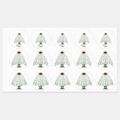 2024 Cowboy Kerstboom Ronde Labels (Vel)