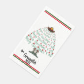 2024 Cowboy Kerstboom Servet (Hoek)