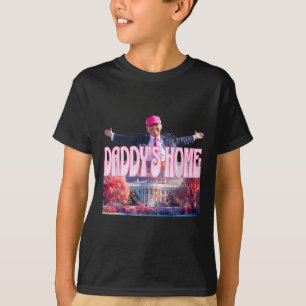 2024 Daddys Huis Grappig Trump Roze Take America B T-shirt