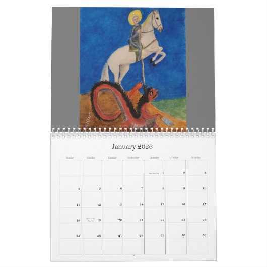 2024 Dagelijkse Keizerin Kunstkalender Kalender (Jan 2026)