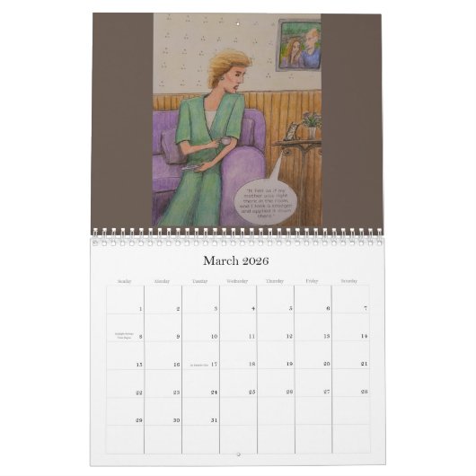 2024 Dagelijkse Keizerin Kunstkalender Kalender (Mar 2026)