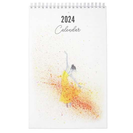 2024 Dans kunstkalender Kalender (Hoes)